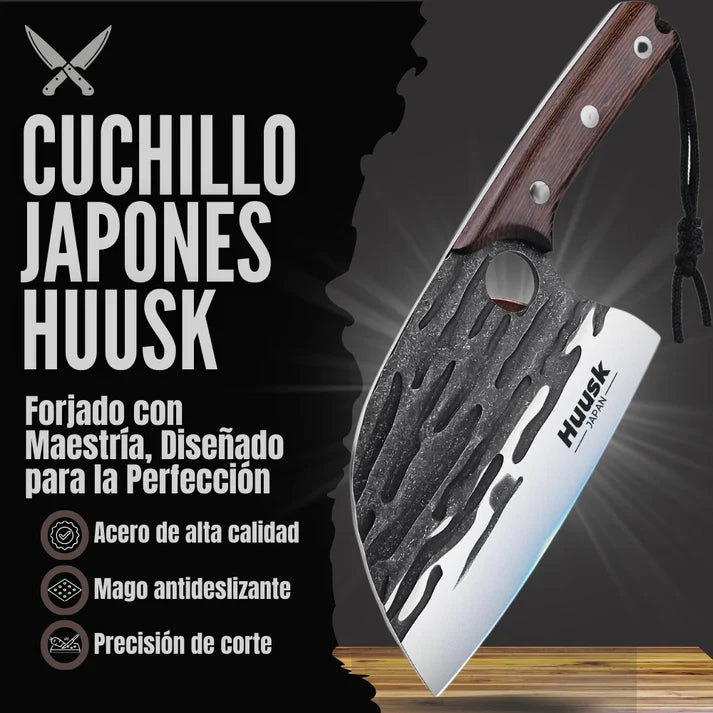 CUCHILLO JAPONES SPARTA: 100% FORJADO A MANO
