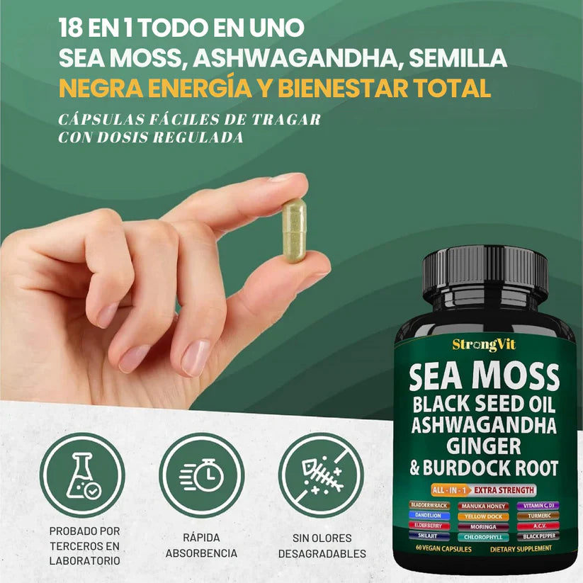 SEA MOSS 18 EN 1 - COMPRA 1 RECIBE 1 GRATIS