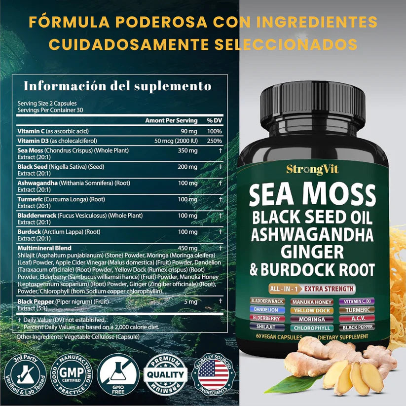 SEA MOSS 18 EN 1 - COMPRA 1 RECIBE 1 GRATIS