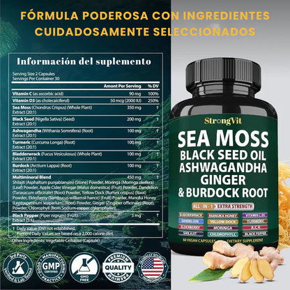SEA MOSS 18 EN 1 - COMPRA 1 RECIBE 1 GRATIS