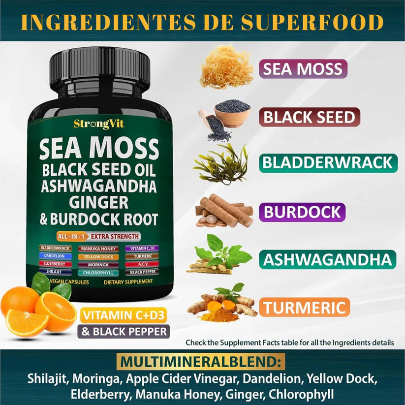 SEA MOSS 18 EN 1 - COMPRA 1 RECIBE 1 GRATIS