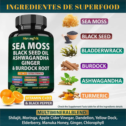 SEA MOSS 18 EN 1 - COMPRA 1 RECIBE 1 GRATIS