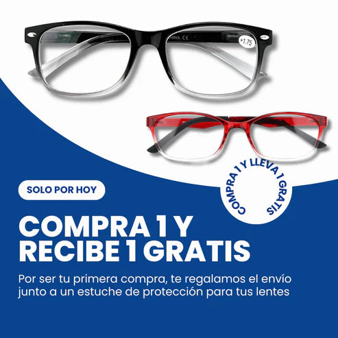 LENTES MULTIFOCALES VISION EASE - COMPRA 1 Y RECIBE 1 GRATIS