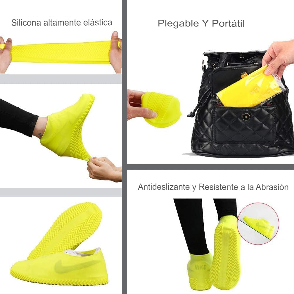 Fundas Impermeables Anti-Deslizantes Para Zapatos