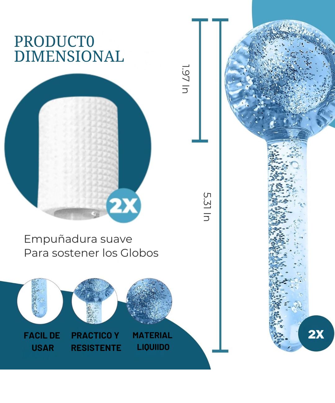 Globos Faciales Griogenicos Rejuvenecedores |OFERTA 2X1|