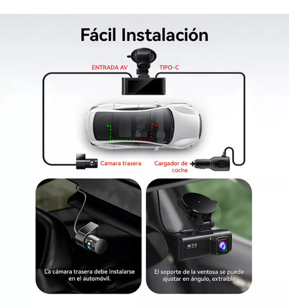 REDTIGER®:CAMARA FRONTAL Y TRASERA PARA CARRO