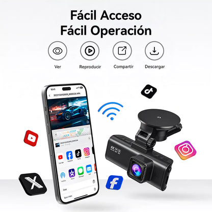 REDTIGER®:CAMARA FRONTAL Y TRASERA PARA CARRO