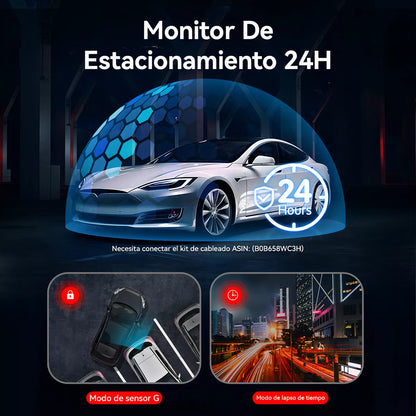 REDTIGER®:CAMARA FRONTAL Y TRASERA PARA CARRO