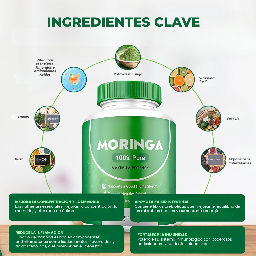 MORINGA - COMPRA 1 RECIBE 1 GRATIS