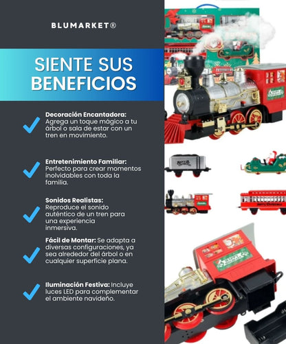 JOYIN: Juguete de tren eléctrico navideño