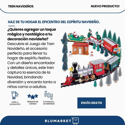JOYIN: Juguete de tren eléctrico navideño